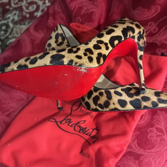 Christian Louboutin Kate 100 Madagascar Size 41 100mm Heel Good Condition - Picture 8 of 8